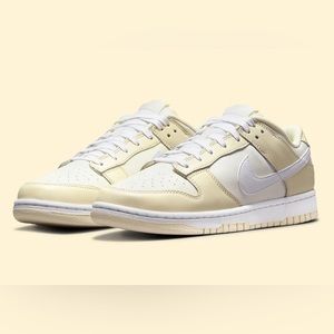 COCONUT MILK/WHITE-SAIL sz 8 dunk lows